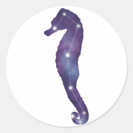Seahorse Constellation Sticker