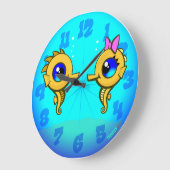 Seahorse Couple Grote Klok (Hoek)