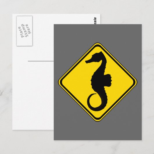 Seahorse Crossing! Briefkaart (Voorkant / Achterkant)