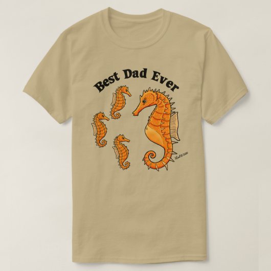 Seahorse Dad T-shirt (Design voorkant)