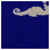 Seahorse en Shell Stof (Close Up)