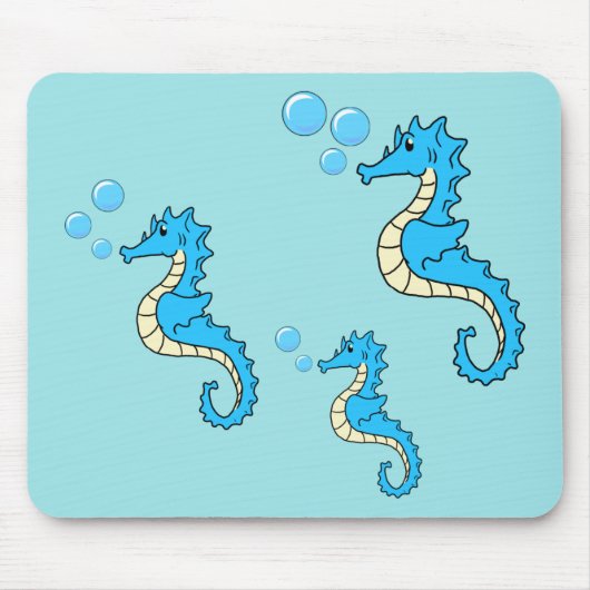 Seahorse familie muismat (Voorkant)