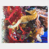 Seahorse Fantasy Fleece Deken (Voorkant (Horizontaal))