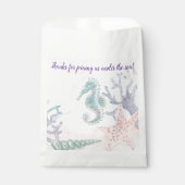 Seahorse Favor Bags Bedankzakje (Voorkant)