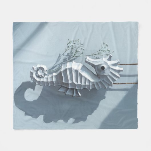 Seahorse Fleece Deken (Voorkant (Horizontaal))