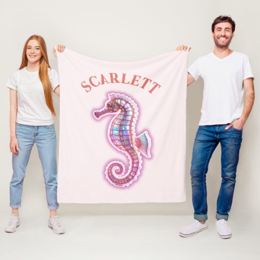 Seahorse Fleece Deken (In situ)