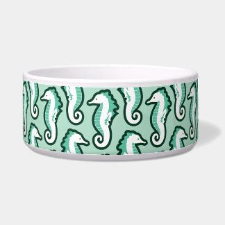 Seahorse Frolic Pet Bowl - Green Voerbakje