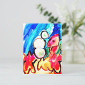 Seahorse fun briefkaart (Staand voorkant)