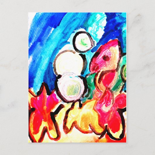 Seahorse fun briefkaart (Voorkant)