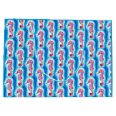 Seahorse Gift Bag Groot Cadeauzakje (Achterkant)