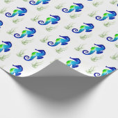 Seahorse Gift Wrap Cadeaupapier (Hoek)