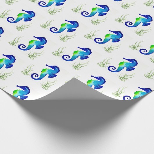 Seahorse Gift Wrap Cadeaupapier (Hoek)