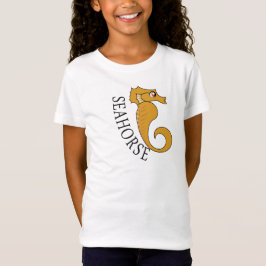 Seahorse - Girls' Bella Fited Babydoll T-Shirt