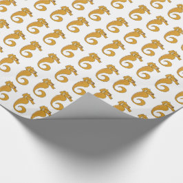 Seahorse - Glossy Wrapping Paper, 30 x 15' Cadeaupapier