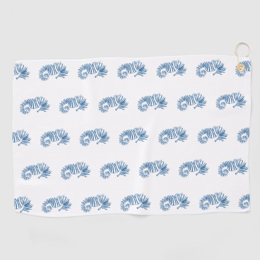 Seahorse golfhanddoek (Horizontaal)