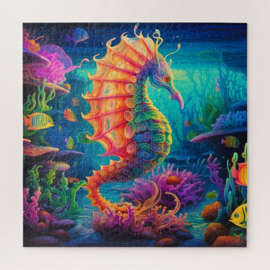 🐙Seahorse Guardian Puzzel (Verticaal)