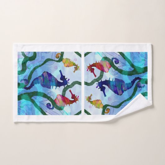 Seahorse Hand Towel Handdoek (Handdoek)