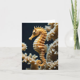 Seahorse Happy Birthday Wenskaart Kaart