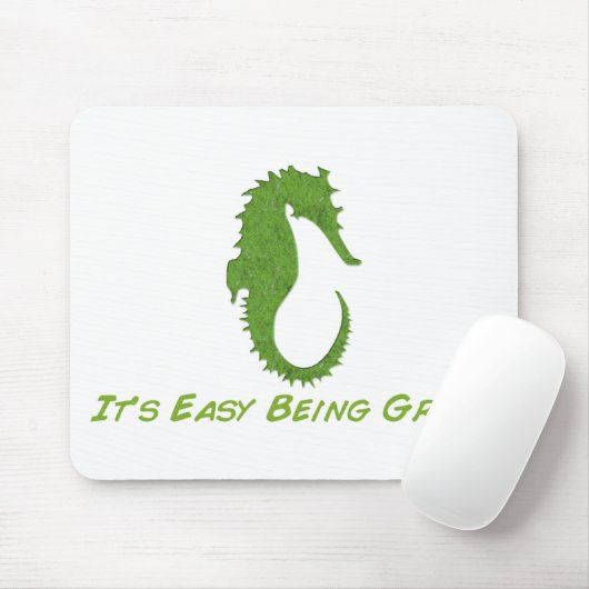 Seahorse Het is Easy Mousepad Muismat (Met muis)