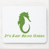 Seahorse Het is Easy Mousepad Muismat (Voorkant)