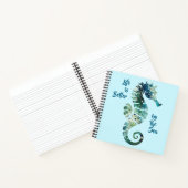 Seahorse - Het leven is beter door het Zee Notitieboek (Binnen)