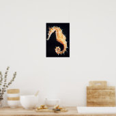 Seahorse - Hippocampus sp. Poster (Keuken)