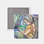 "Seahorse Hugs" Magneet (Voorkant / Achterkant)
