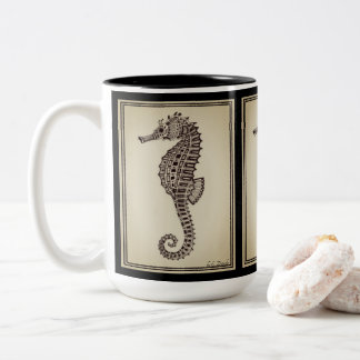 "Seahorse I' 15 oz. twee toon-mok Tweekleurige Koffiemok