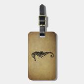  Seahorse Illustratie Bagagelabel (Voorkant verticaal)