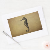  Seahorse Illustratie Rechthoekige Sticker (Envelop)