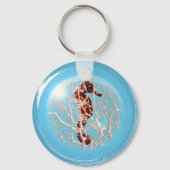 Seahorse in a Bubble Sleutelhanger (Voorkant)