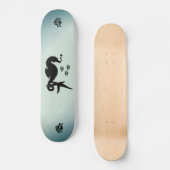 Seahorse in the Green Persoonlijk Skateboard (Voorkant)