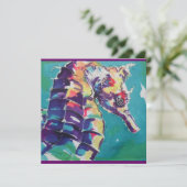 Seahorse Kaart (Staand voorkant)