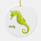 Seahorse Keramisch Ornament (Achterkant)