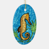 Seahorse Keramisch Ornament (Rechts)