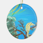 Seahorse Keramisch Ornament (Links)
