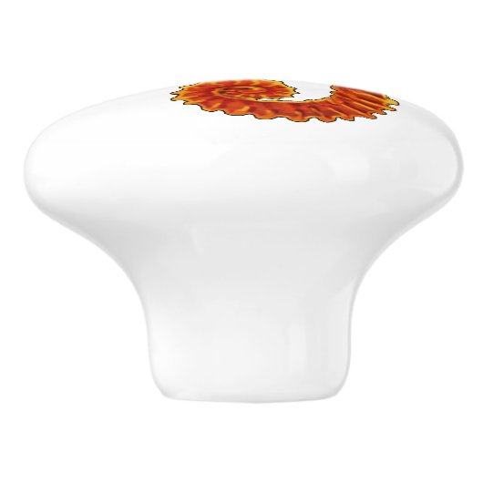 Seahorse Keramische Knop (Zijkant)