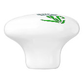 Seahorse Keramische Knop (Zijkant)