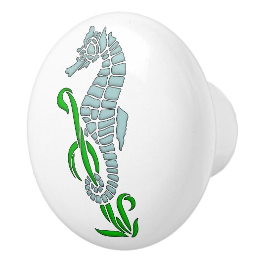 Seahorse Keramische Knop (Rechts)
