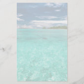 Seahorse Kerstmis Kinder Writers Paper Hartelijk d Briefpapier (Achterkant)