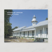 Seahorse Key Lighthouse Postcard Briefkaart (Voorkant)