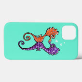 Seahorse Kiss Off-Leash Art™ Case-Mate iPhone Case (Achterkant (horizontaal))