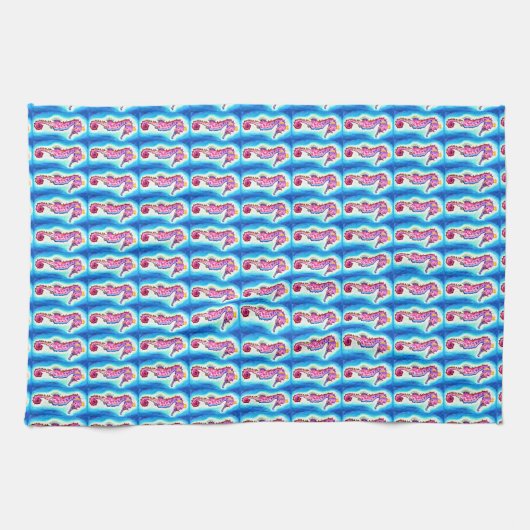 Seahorse Kitchen Towel Theedoek (Horizontaal)
