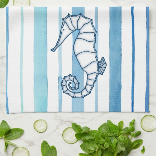 Seahorse Kitchen Towel Theedoek (Gevouwen)