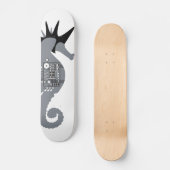 Seahorse Knight Skateboard Deck (Voorkant)