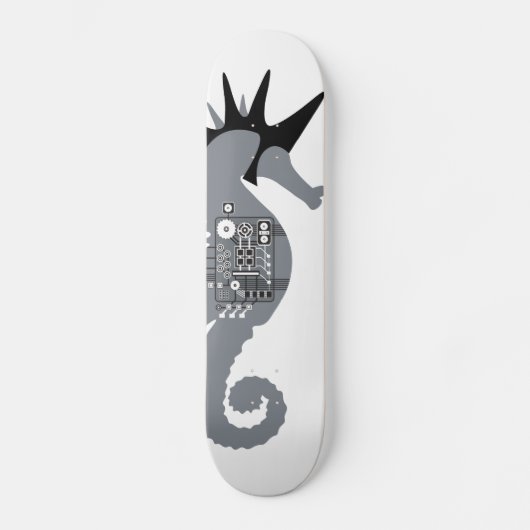 Seahorse Knight Skateboard Deck (Voorkant)