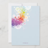 Seahorse Lijst Photo Birthday Party Invitation Kaart (Achterkant)