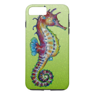 Seahorse Lime Green Case-Mate iPhone Case