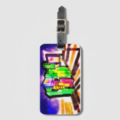 Seahorse love bagagelabel (Voorkant (verticaal))