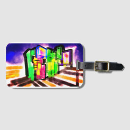 Seahorse love  bagagelabel